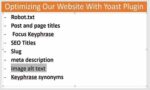 Website Content Optimization - media library